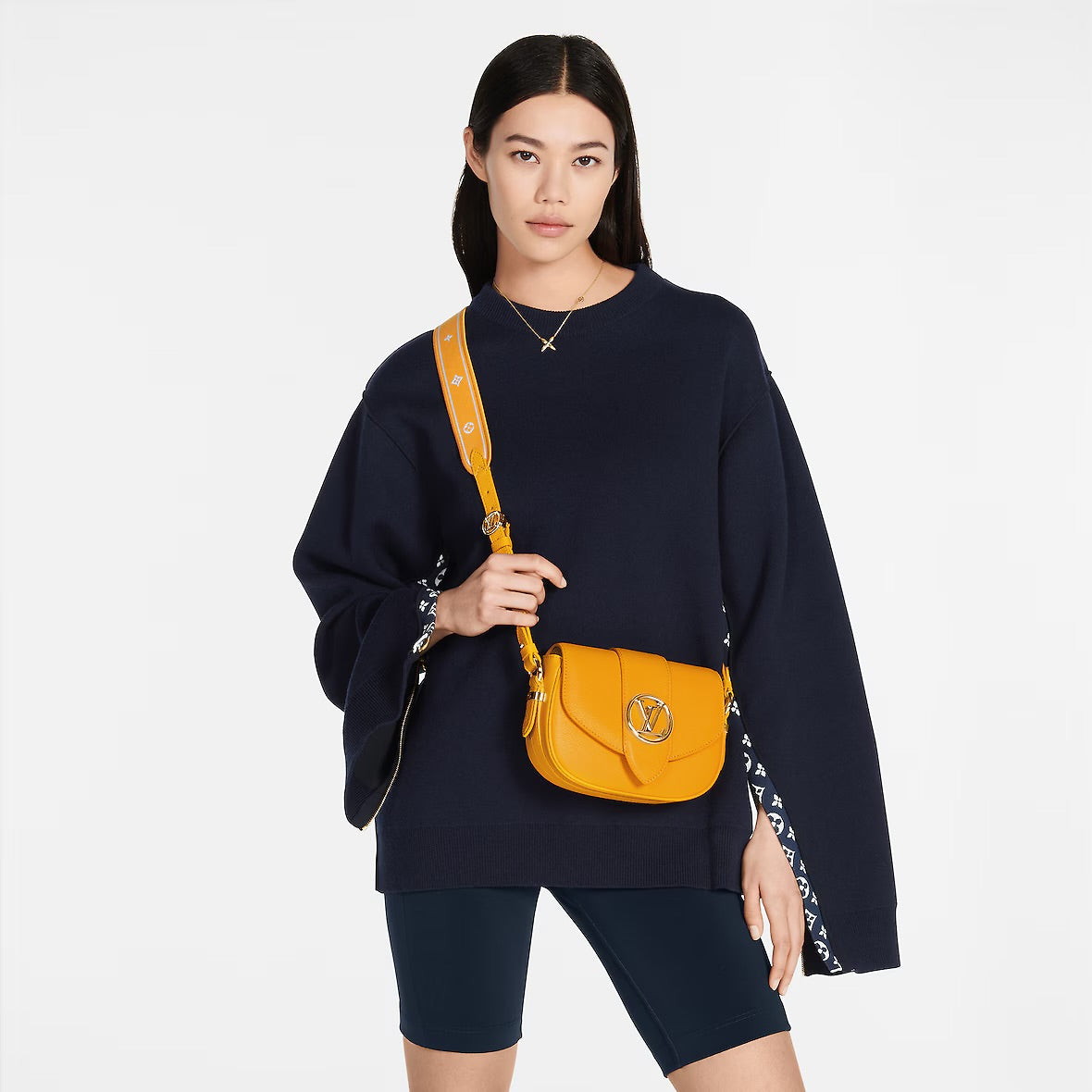 Louis Vuitton Pont 9 Soft PM Bag in Sunbeam (RRP £3030)