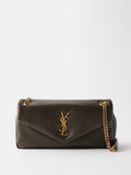 Saint Laurent Women Calypso Leather Shoulder Bag