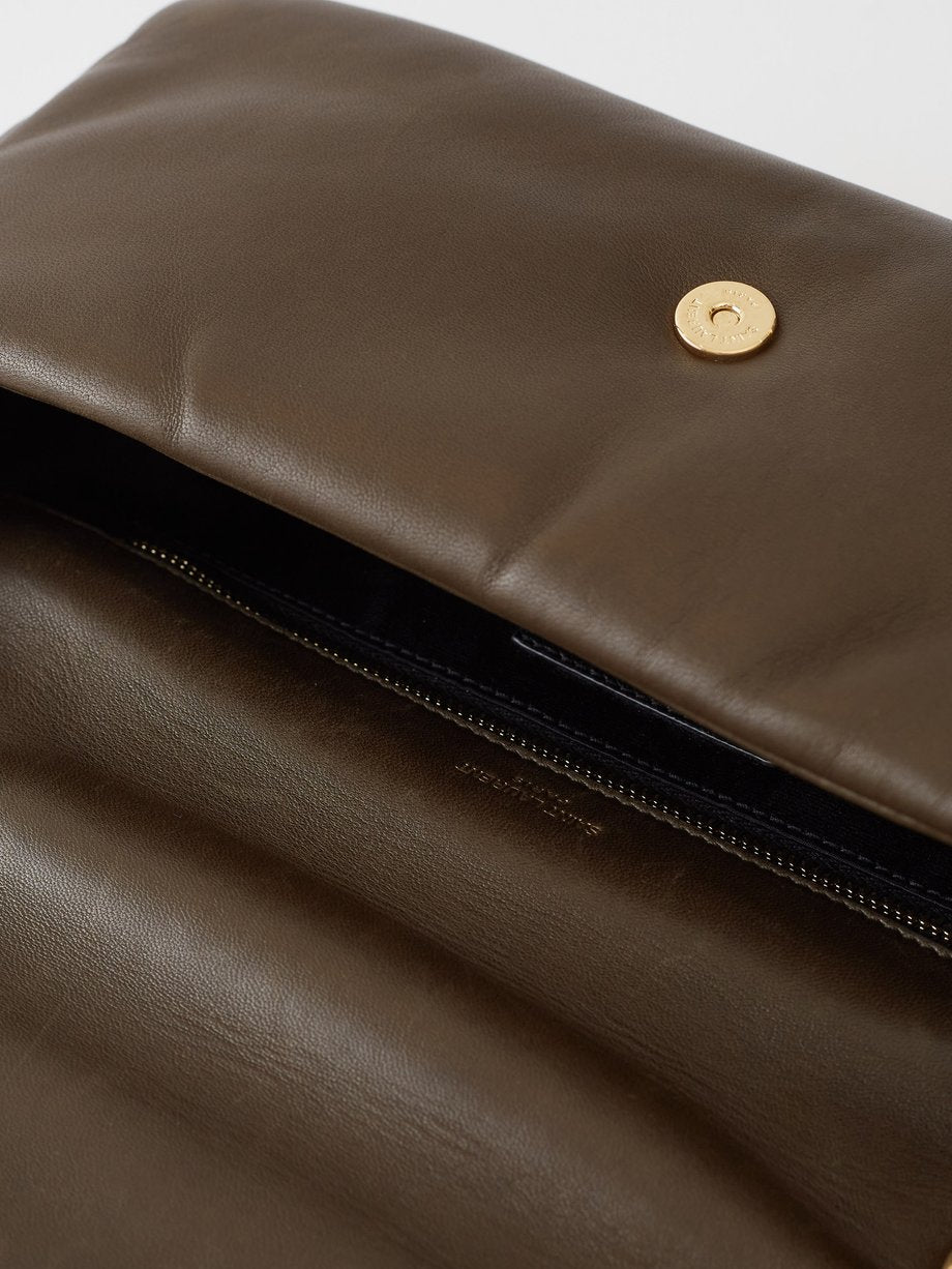 Saint Laurent Women Calypso Leather Shoulder Bag