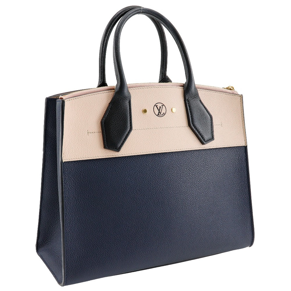 Louis Vuitton Taurillon City Steamer  Leather Shoulder Bag