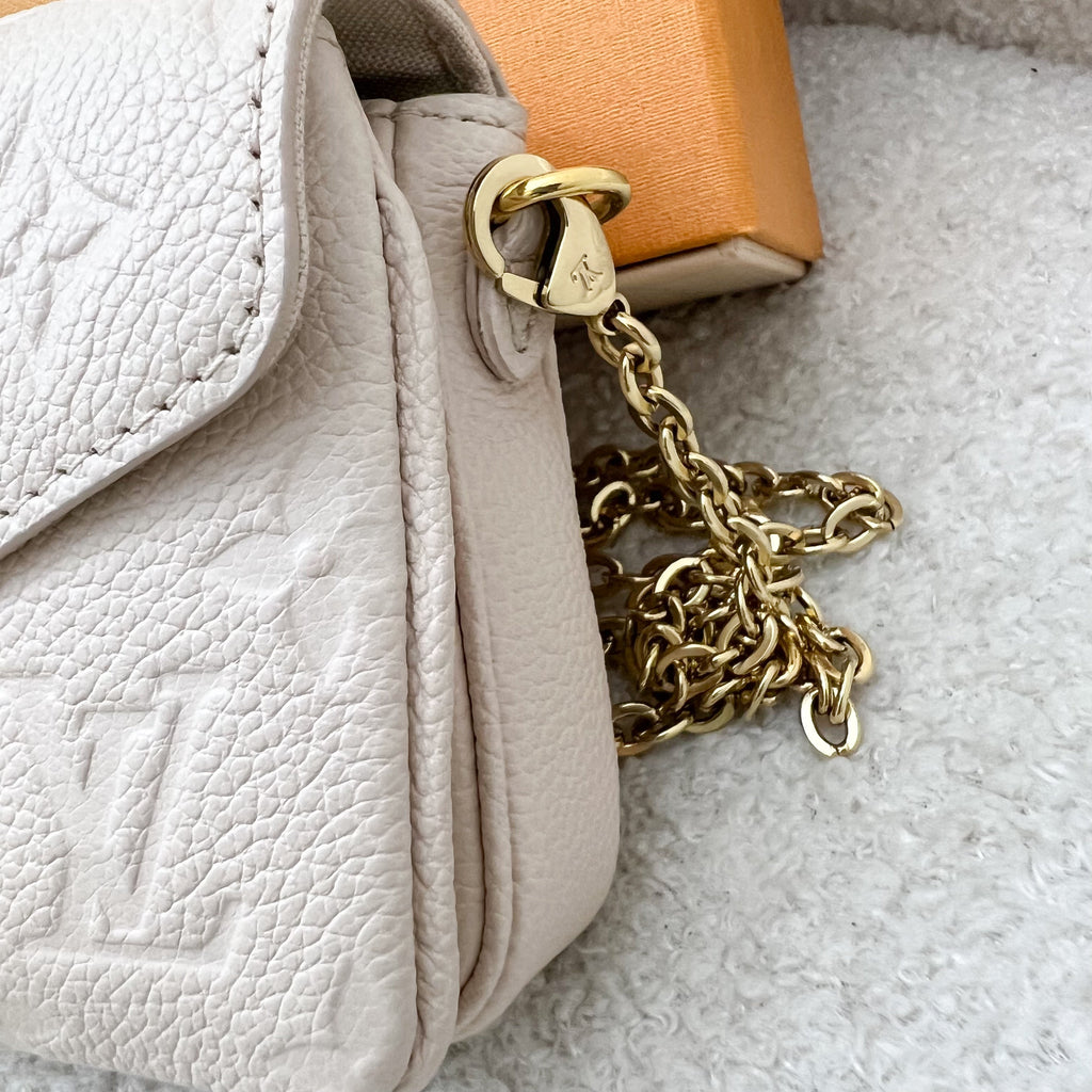 LV Micro Metis in Cream Empreinte Leather and GHW