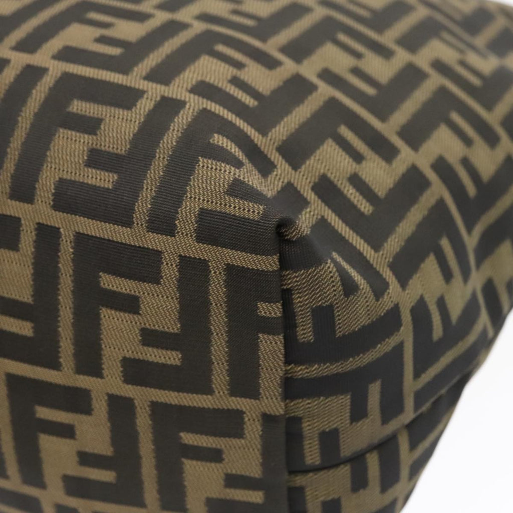 FENDI Zucca Canvas Tote Bag Brown Black 92145