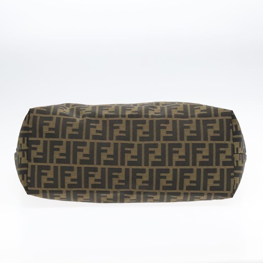 FENDI Zucca Canvas Tote Bag Brown Black 92145