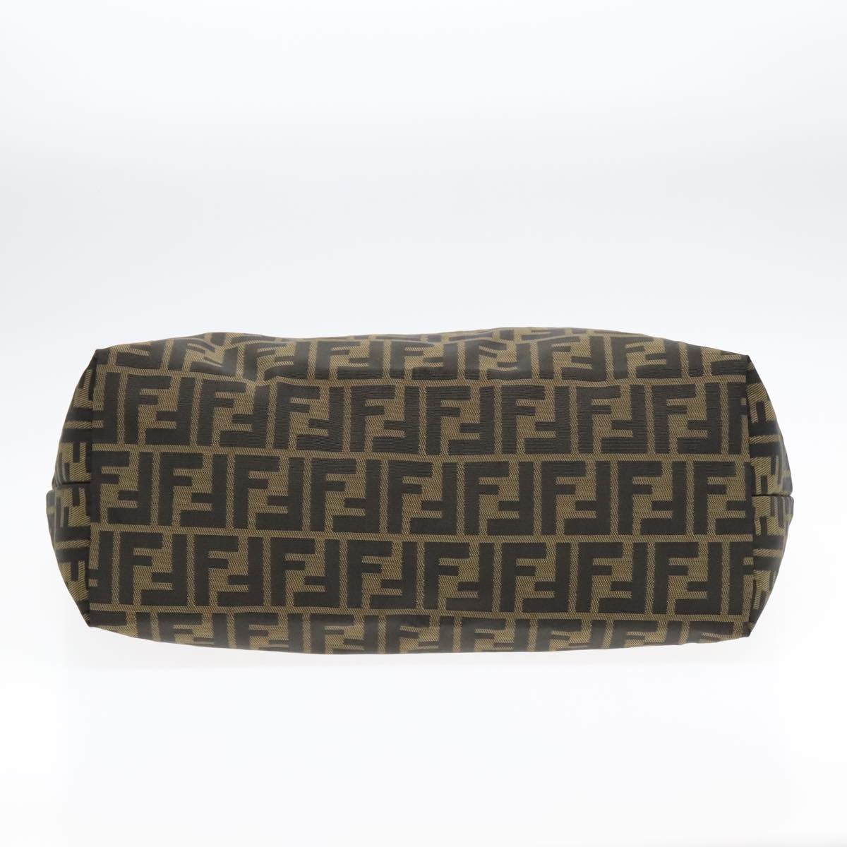 FENDI Zucca Canvas Tote Bag Brown Black 92145