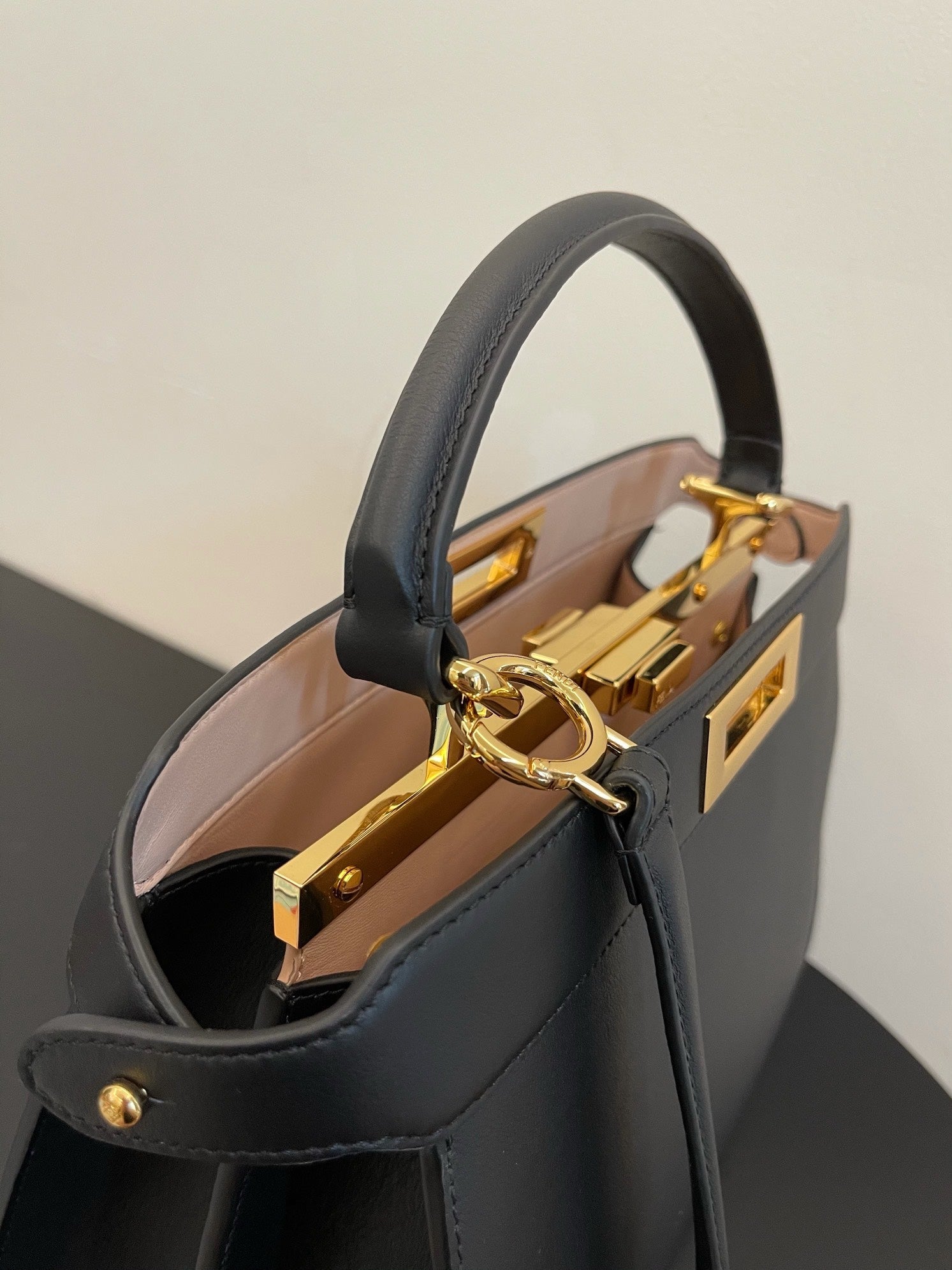 FI GlamI ISeeU Petite Black Small Bag For Woman 20cm/8in