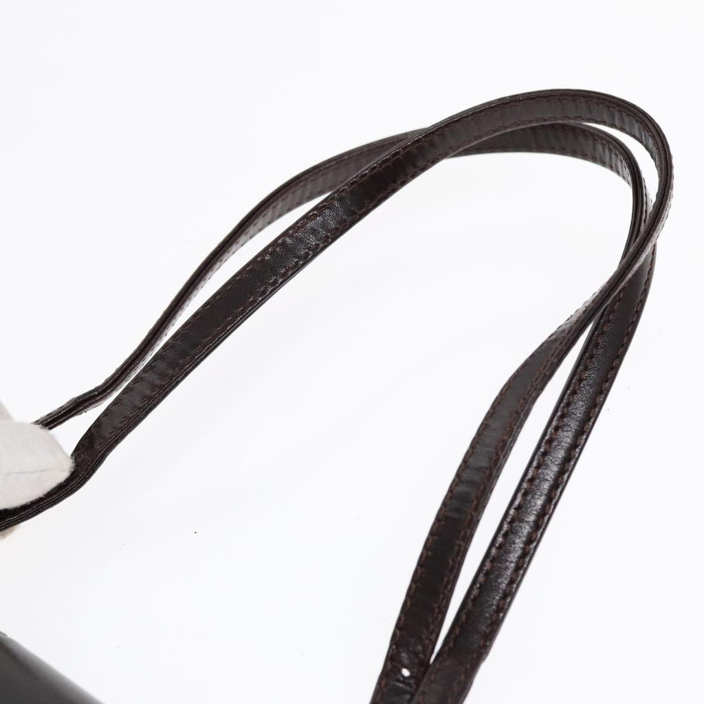 FENDI Zucca Canvas Mamma Tote Bag Brown Black Silver 92515