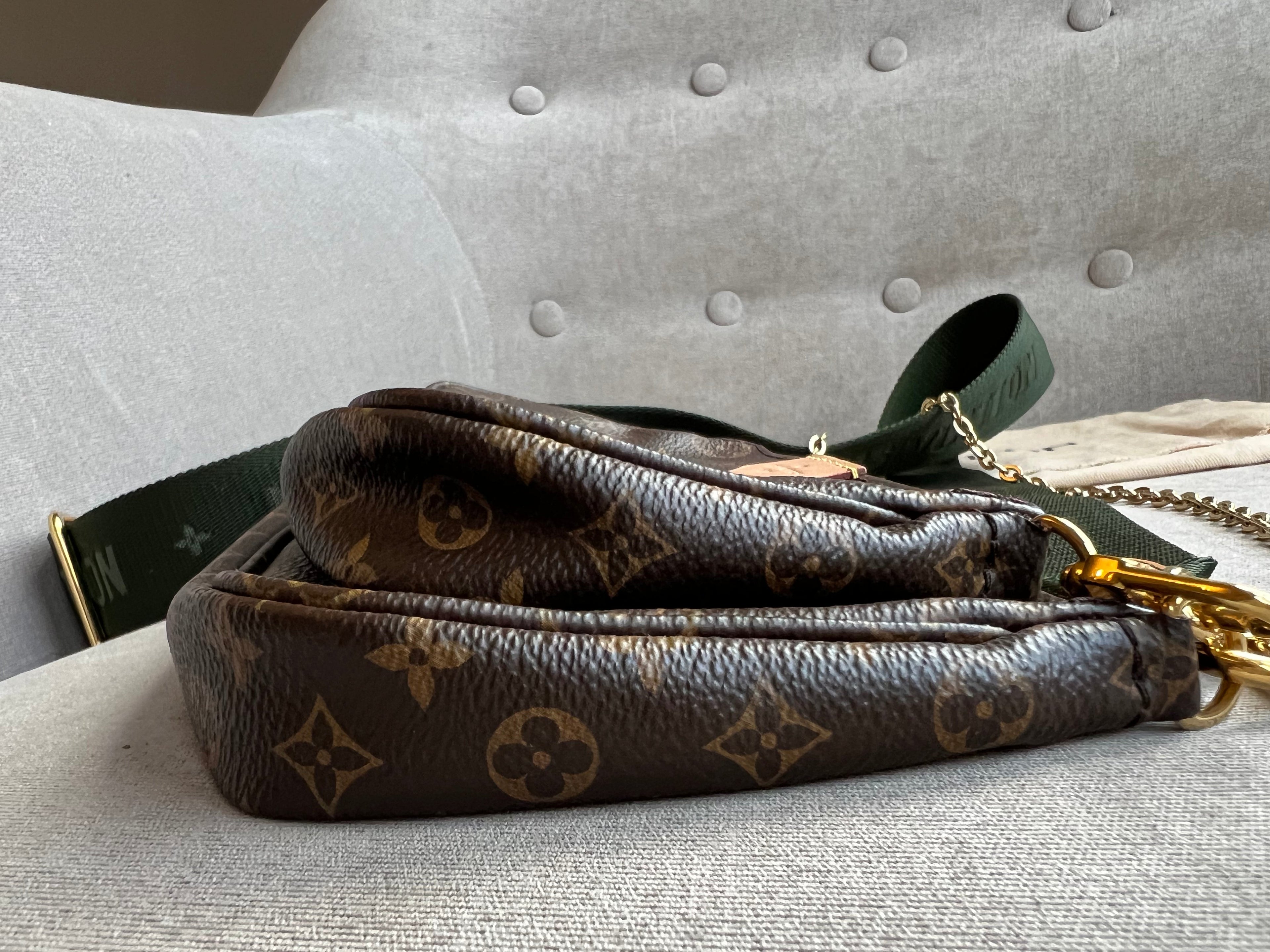 Louis Vuitton Multi Pochette Accessoires Khaki (RRP £1970)