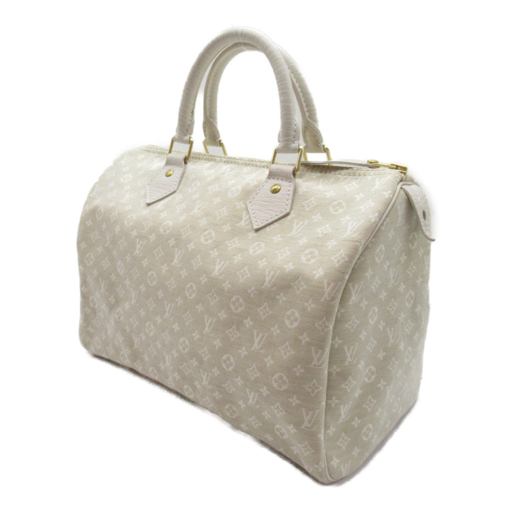 Louis Vuitton Louis Vuitton Speedy 30 Handbag PVC Coated Canvas Monogram Mini Run  White M95319