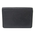 Louis Vuitton Louis Vuitton Organizer Duposh Card Case Accessories Leather Monogram Shadow Men Black M62899