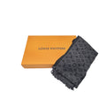 Louis Vuitton Monogram Classic Scarf Charcoal Gray