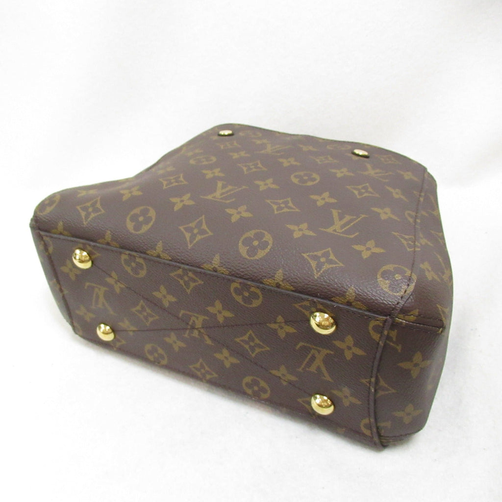 Louis Vuitton Montaigne BB  Bag Tote Bag PVC Coated Canvas Monogram  Brown M41055