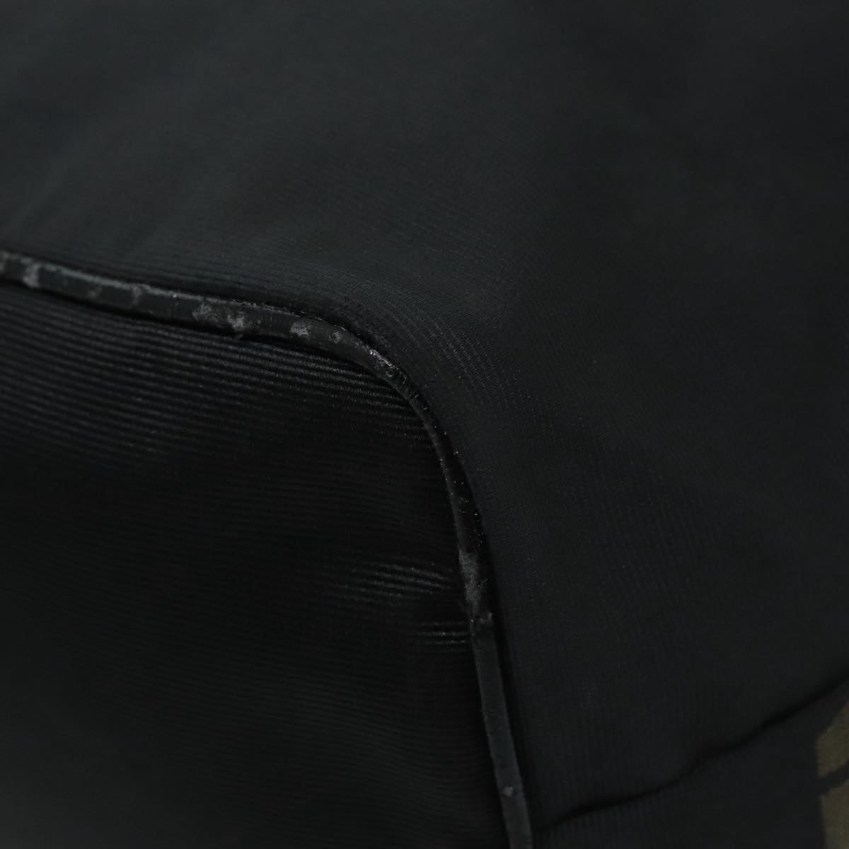 FENDI Hand Bag Nylon Black 92994