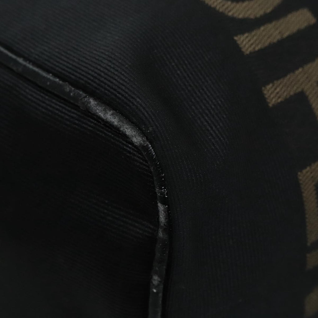 FENDI Hand Bag Nylon Black 92994