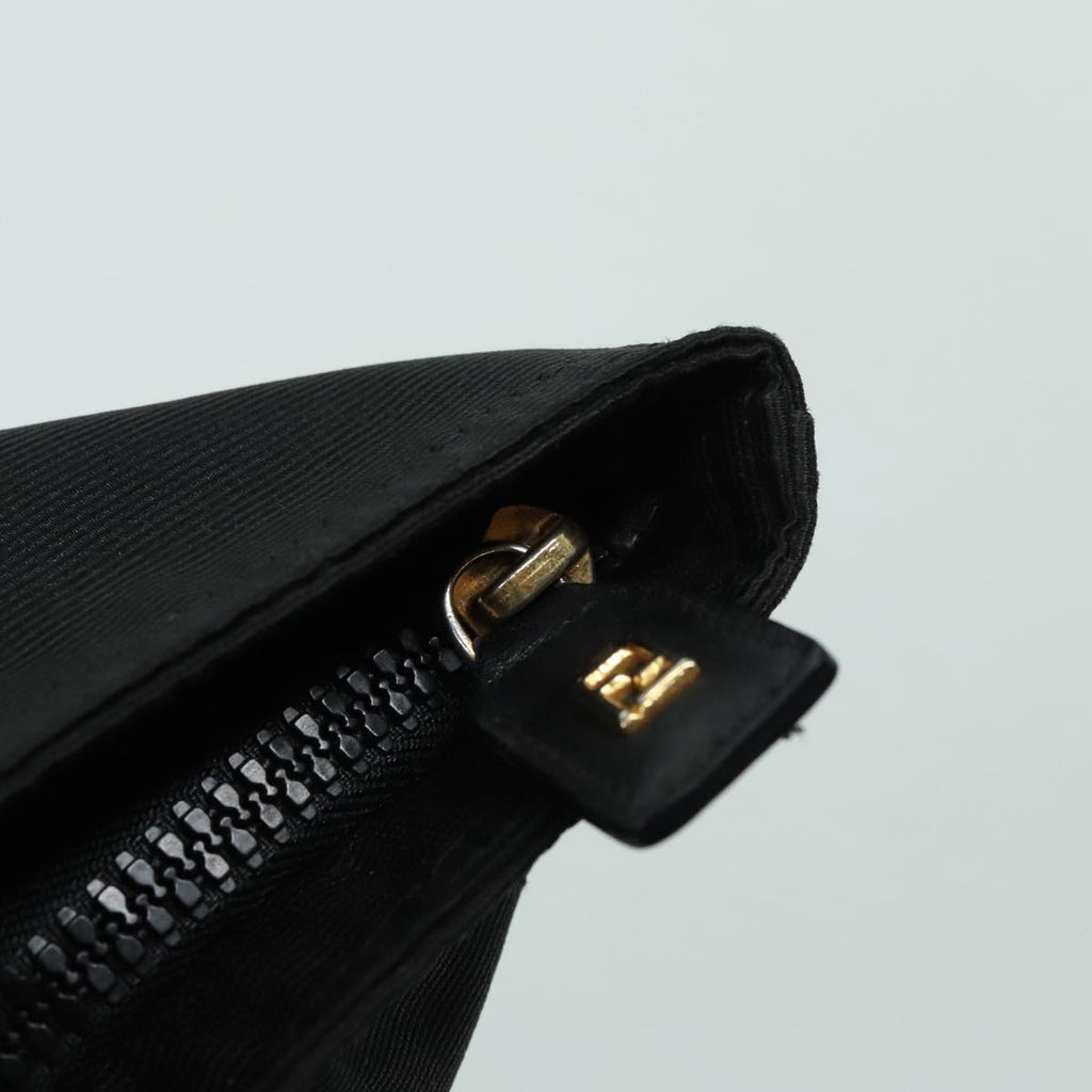 FENDI Hand Bag Nylon Black 92994