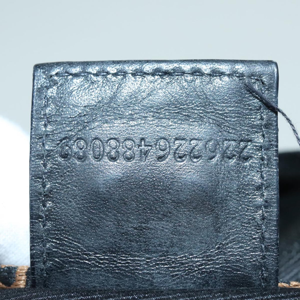 FENDI Hand Bag Nylon Black 92994