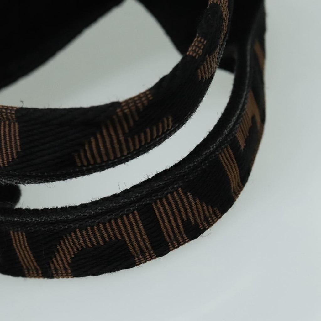 FENDI Hand Bag Nylon Black 92994
