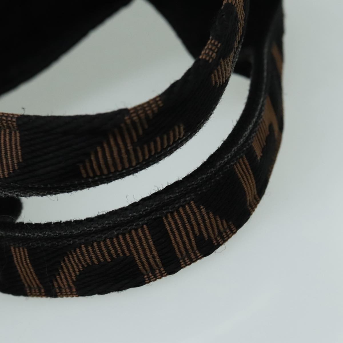 FENDI Hand Bag Nylon Black 92994