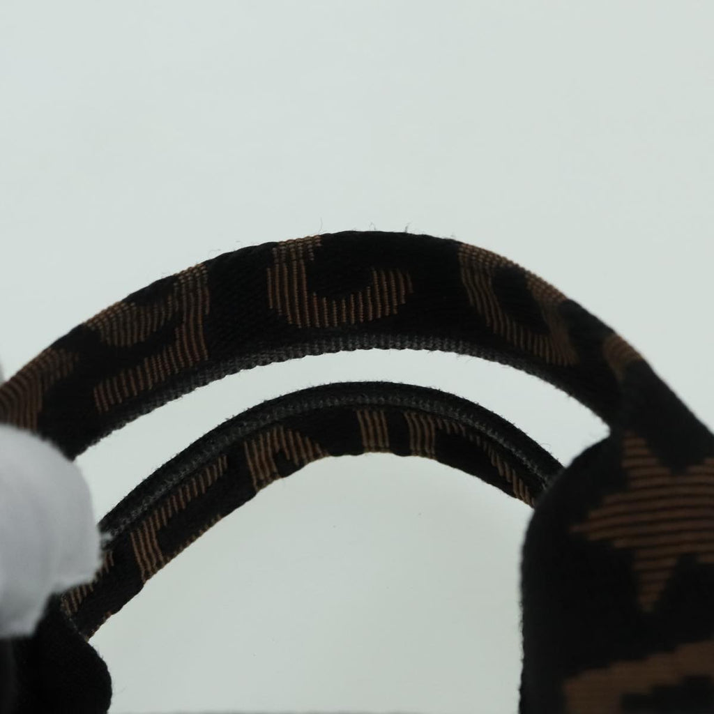 FENDI Hand Bag Nylon Black 92994
