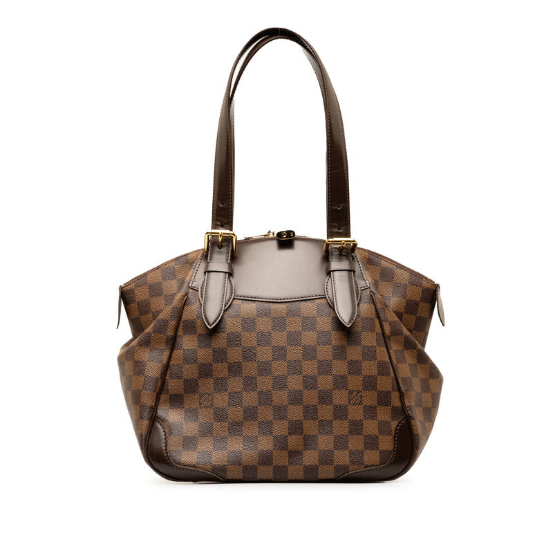 Louis Vuitton Verona MM Shoulder Bag N41118 Brown PVC Leather  Louis Vuitton