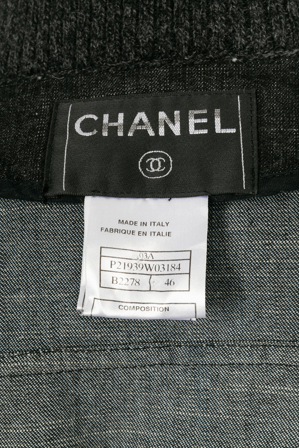 Veste en jean Chanel Automne 2003