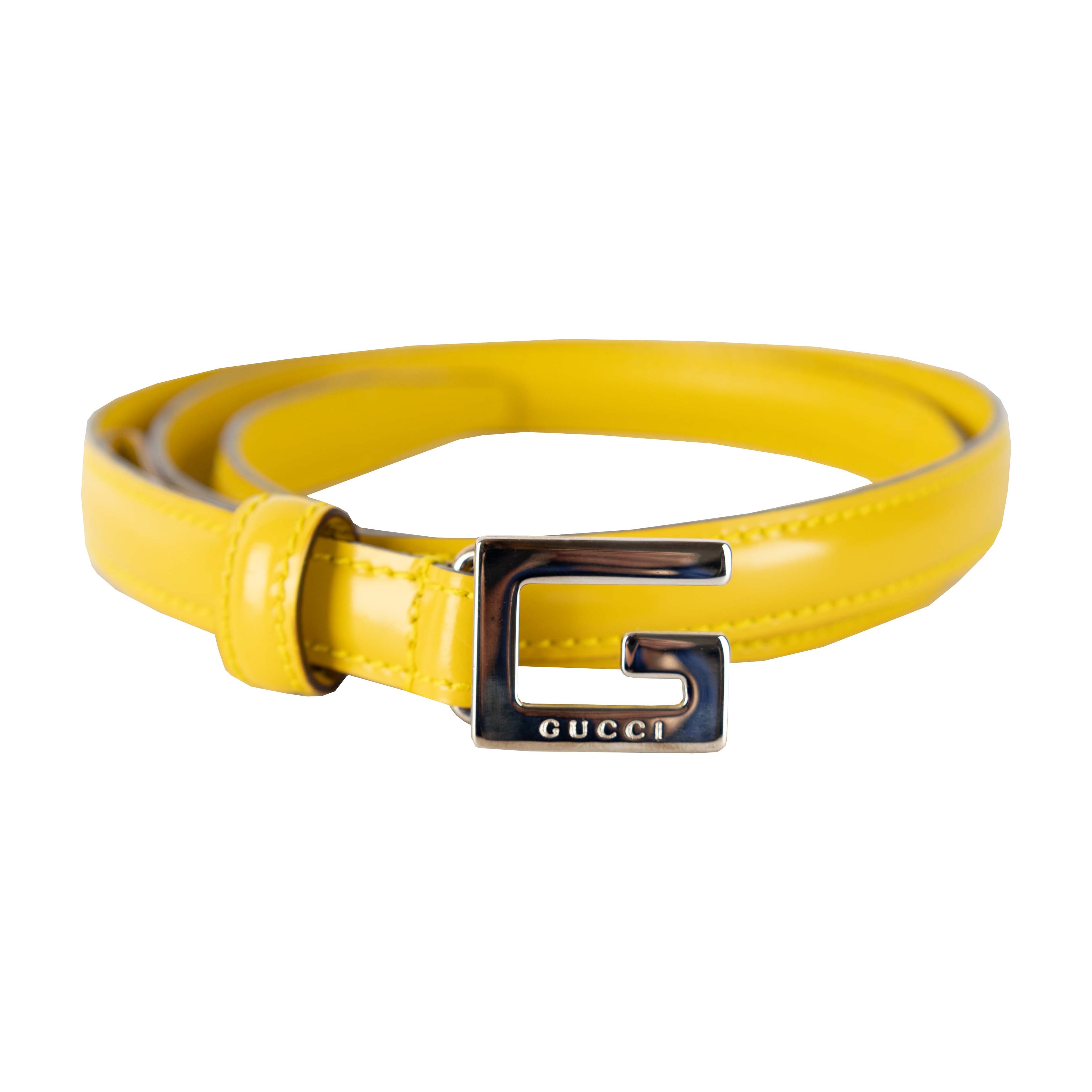 Gucci Yellow Belt - '90s