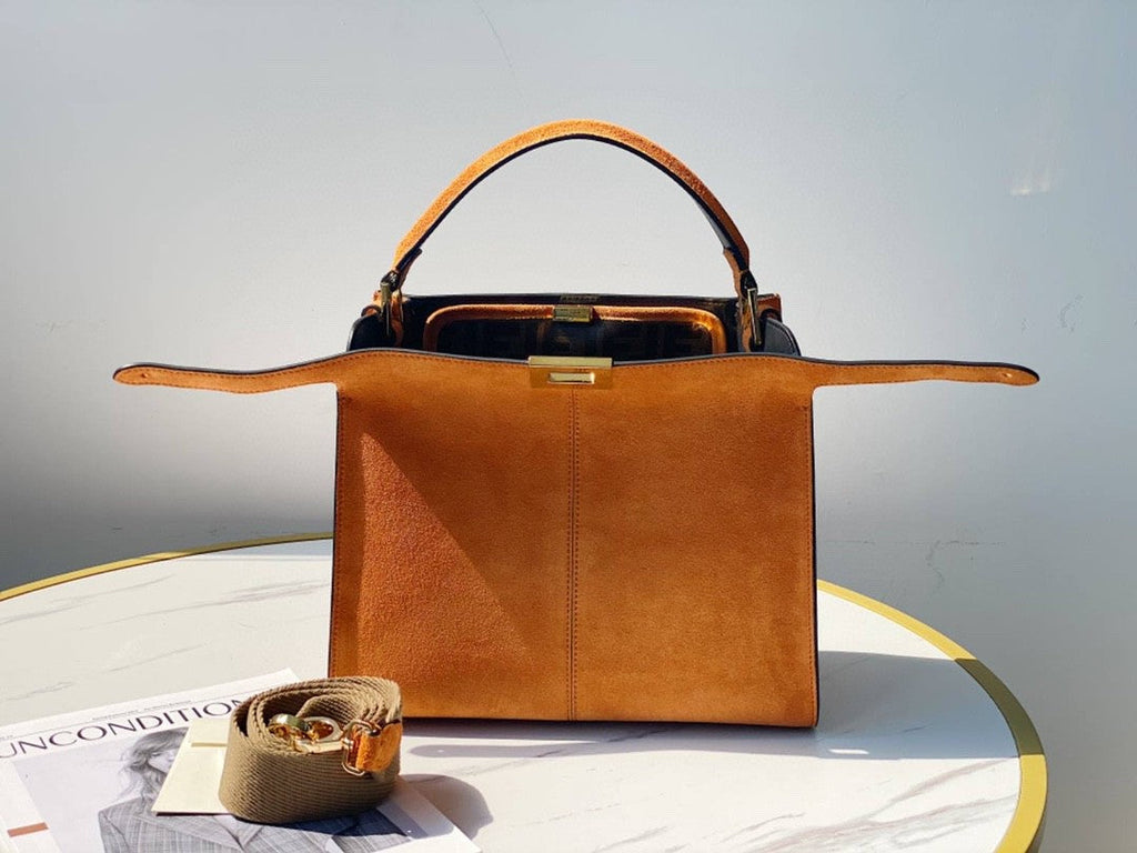 FI GlamI X-Lite Tote MeGLAMIum Brown Bag For Woman 30cm/12in