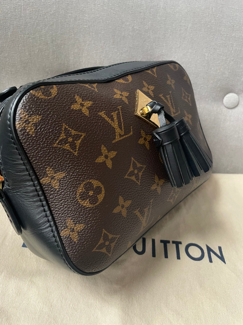 Louis Vuitton Saintonge Black and Monogram
