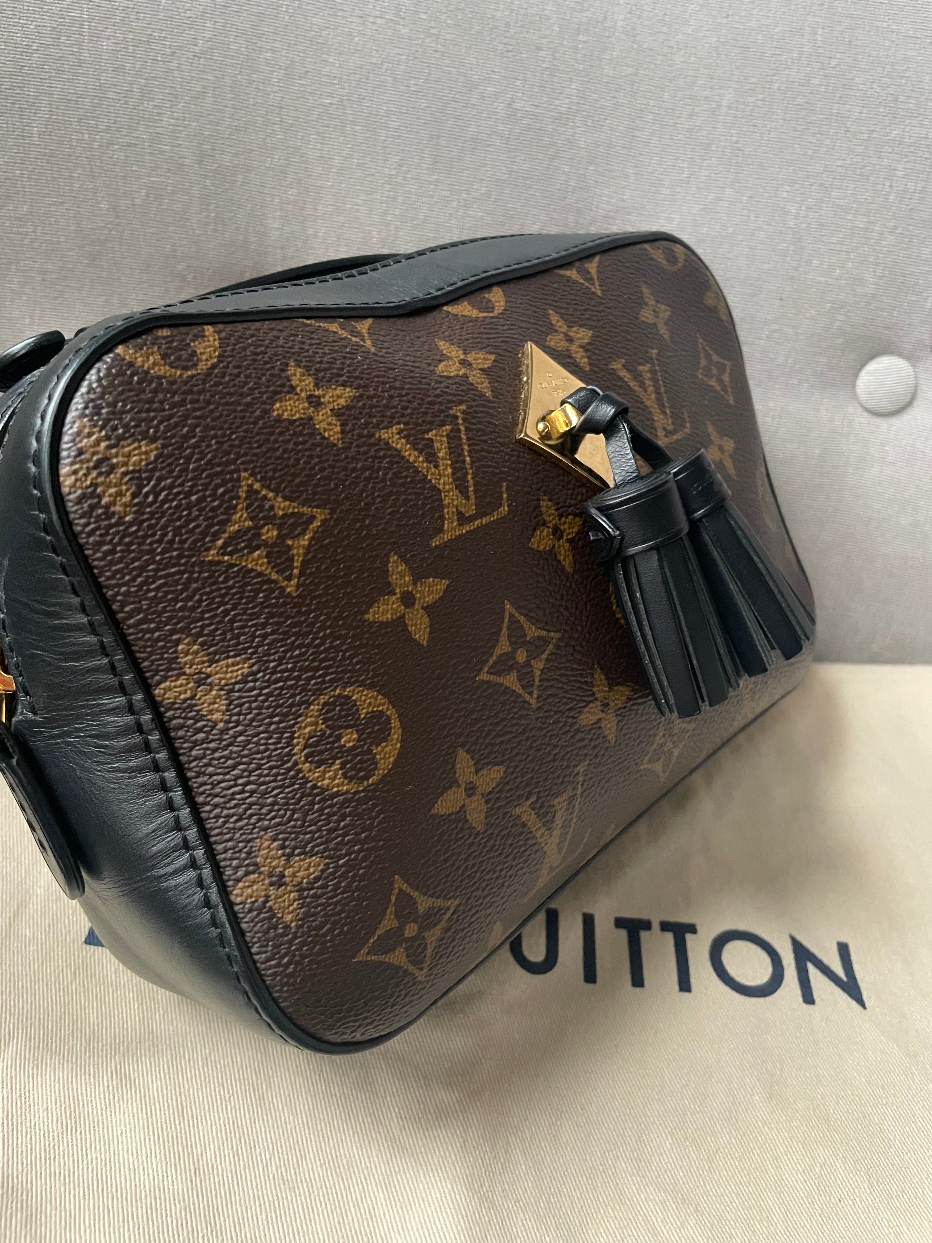 Louis Vuitton Saintonge Black and Monogram