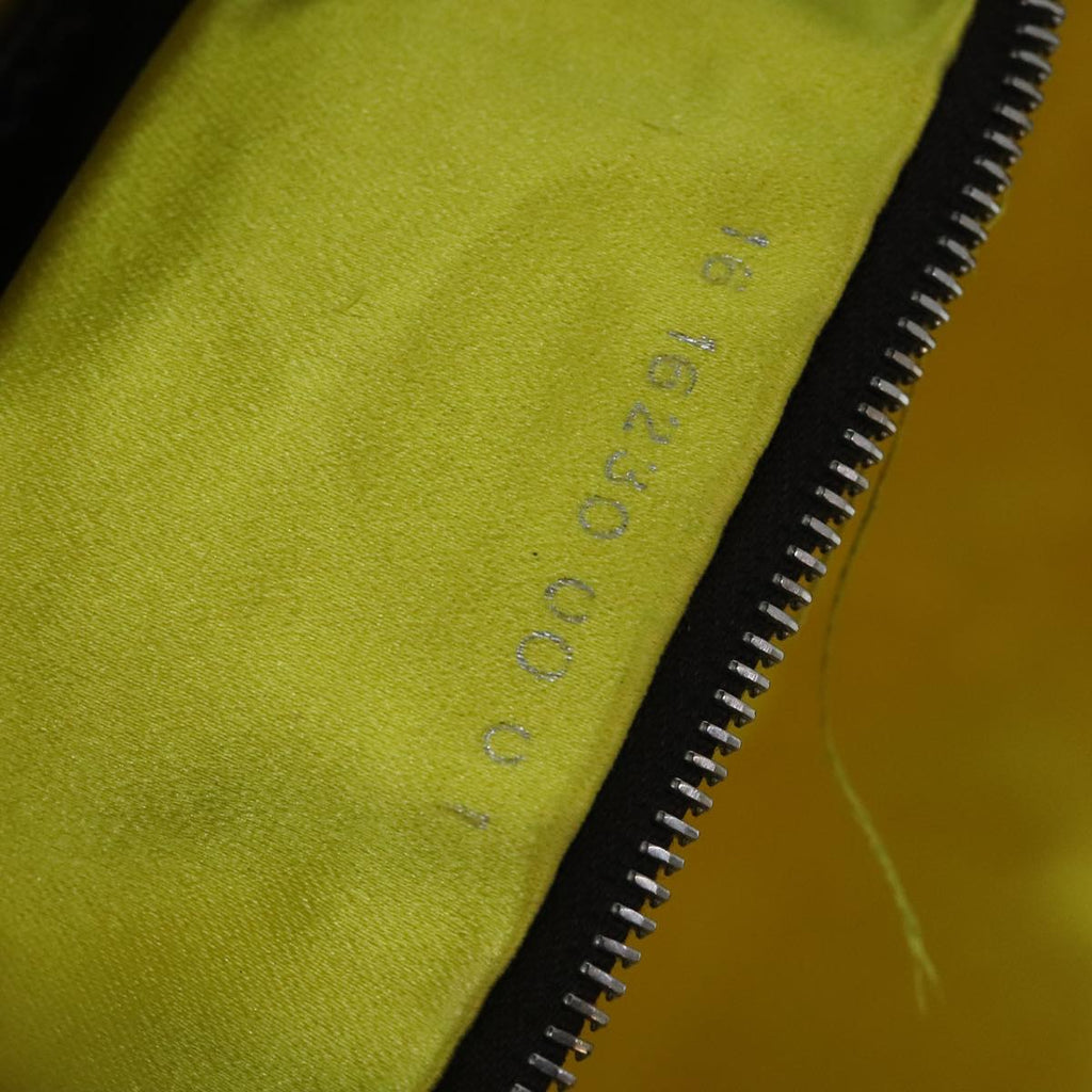 FENDI Tote Bag Cotton Yellow Silver 93257
