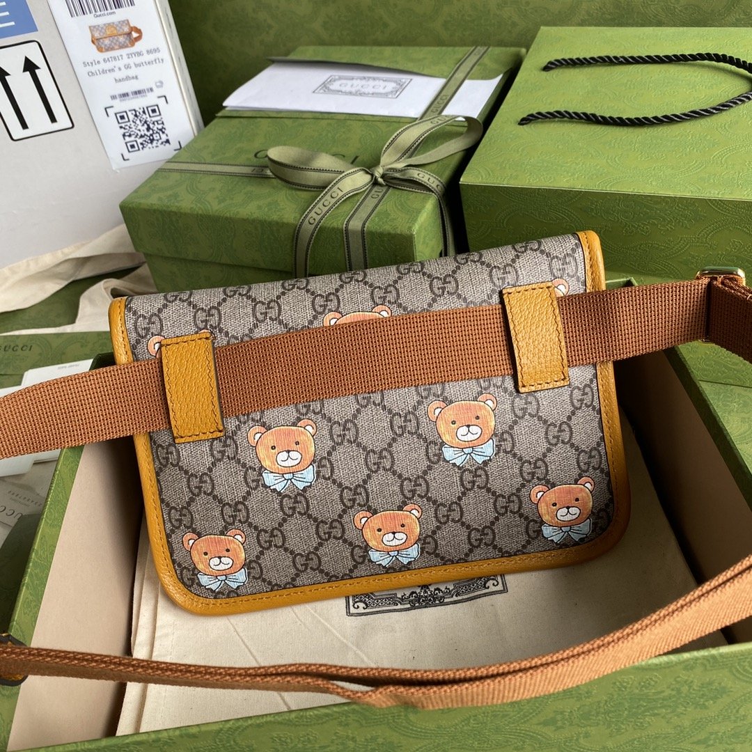 Glami OphiGLAMIa Belt Bag Beige And Orange Glami Supreme Canvas For WomenÃ‚Â  8.7in/22cm Glami Ã‚Â Ã¢â‚¬Å½