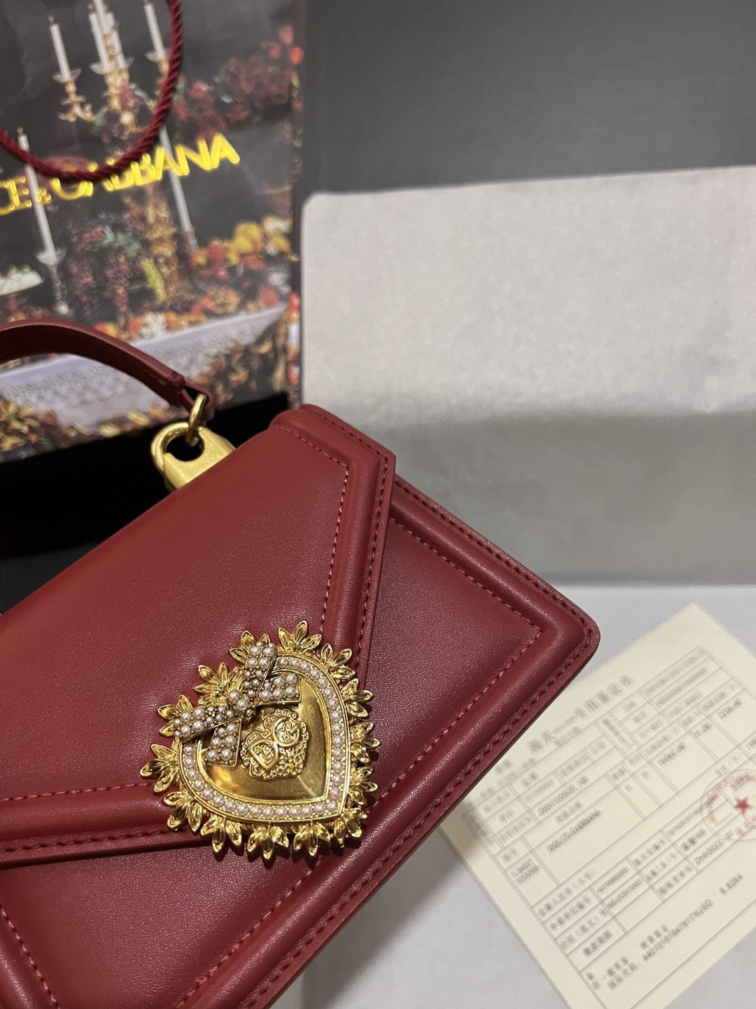 GLAMI Small Devotion Bag In Plain Burgundy For Women 7.5in/19cm GLAMI