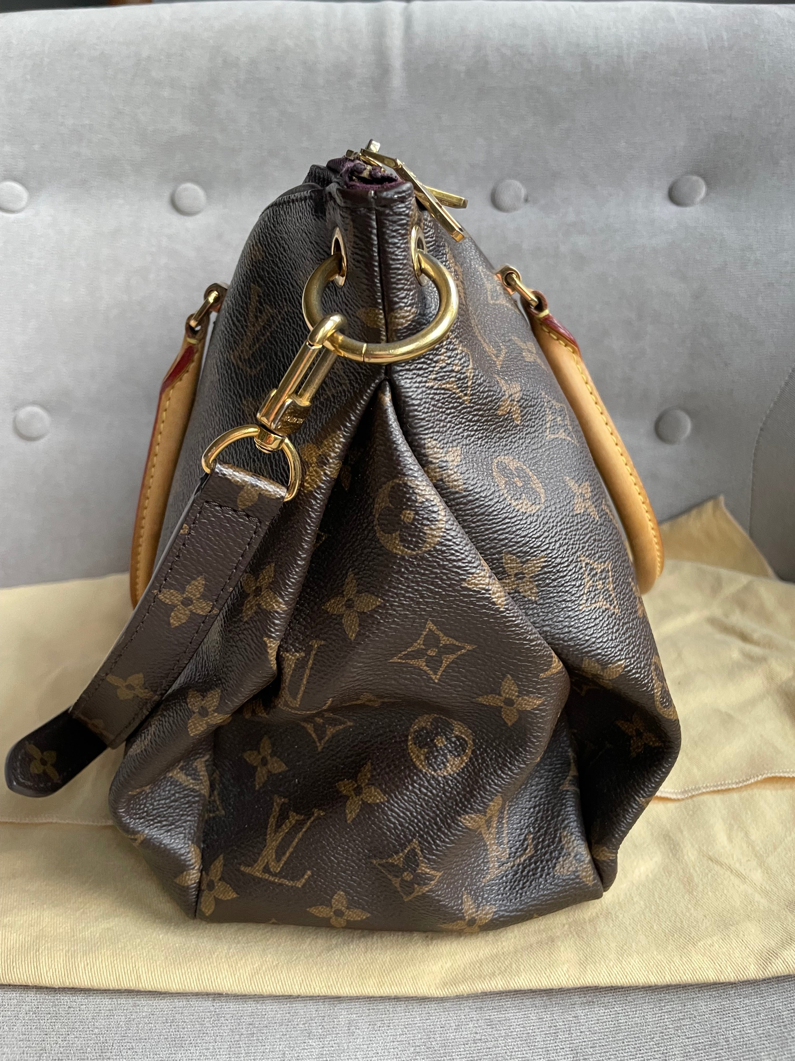 Louis Vuitton Pallas Tote in Monogram and Grape (RRP £1960)