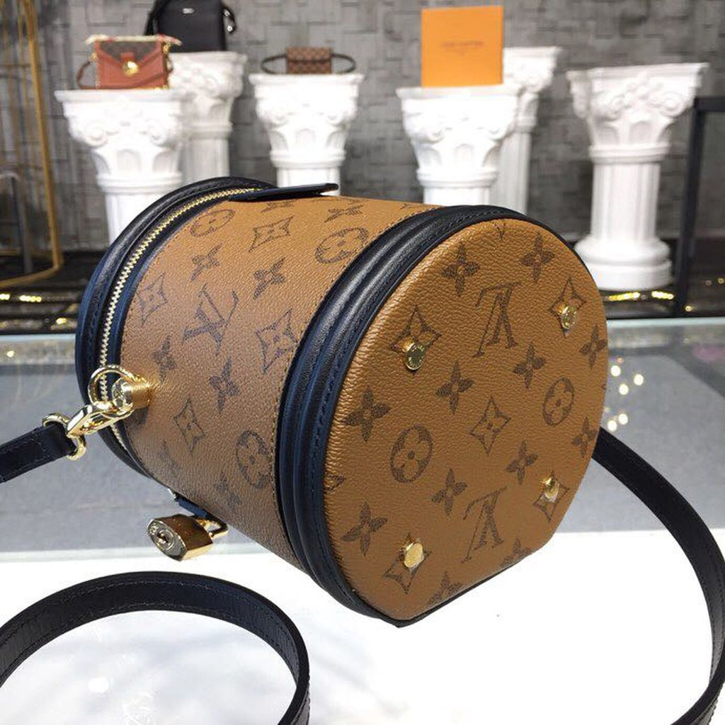 LV Cannes Monogram And Monogram Reverse Canvas By Nicolas Ghesquiere For Women, WomenÃ¢â‚¬â„¢s Handbags, Shoulder And Crossbody Bags 5.9in/15cm LV M43986