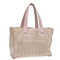 CHANEL New Travel line Tote Bag Nylon Pink Gold CC 93589
