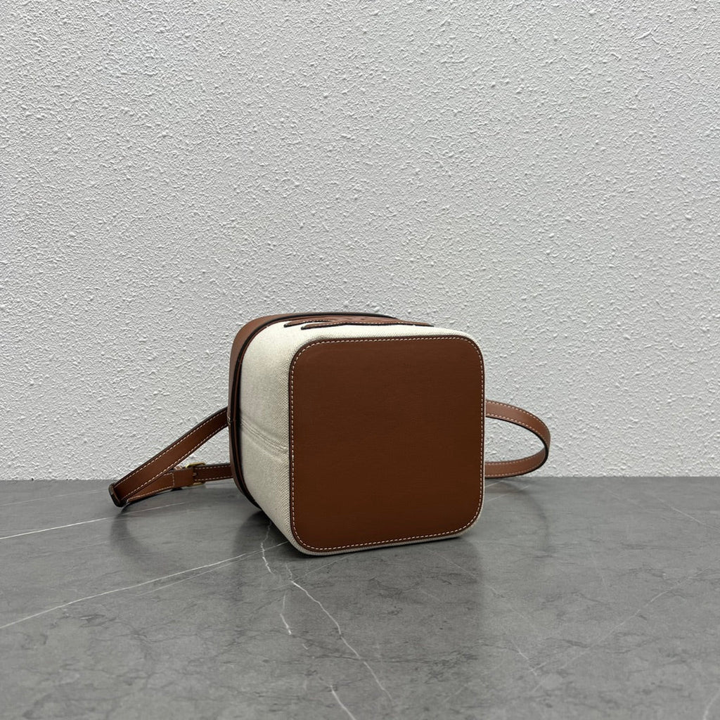GLAMI MeGLAMIum Box Cuir Triomphe In Textile Natural / Tan For Women 6in/16cm 199252EGlamI.02NT