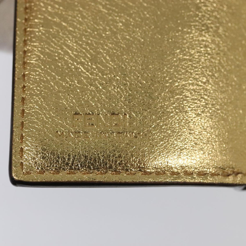 FENDI Zucca Canvas Wallet Gold Tone 8M0395 93704