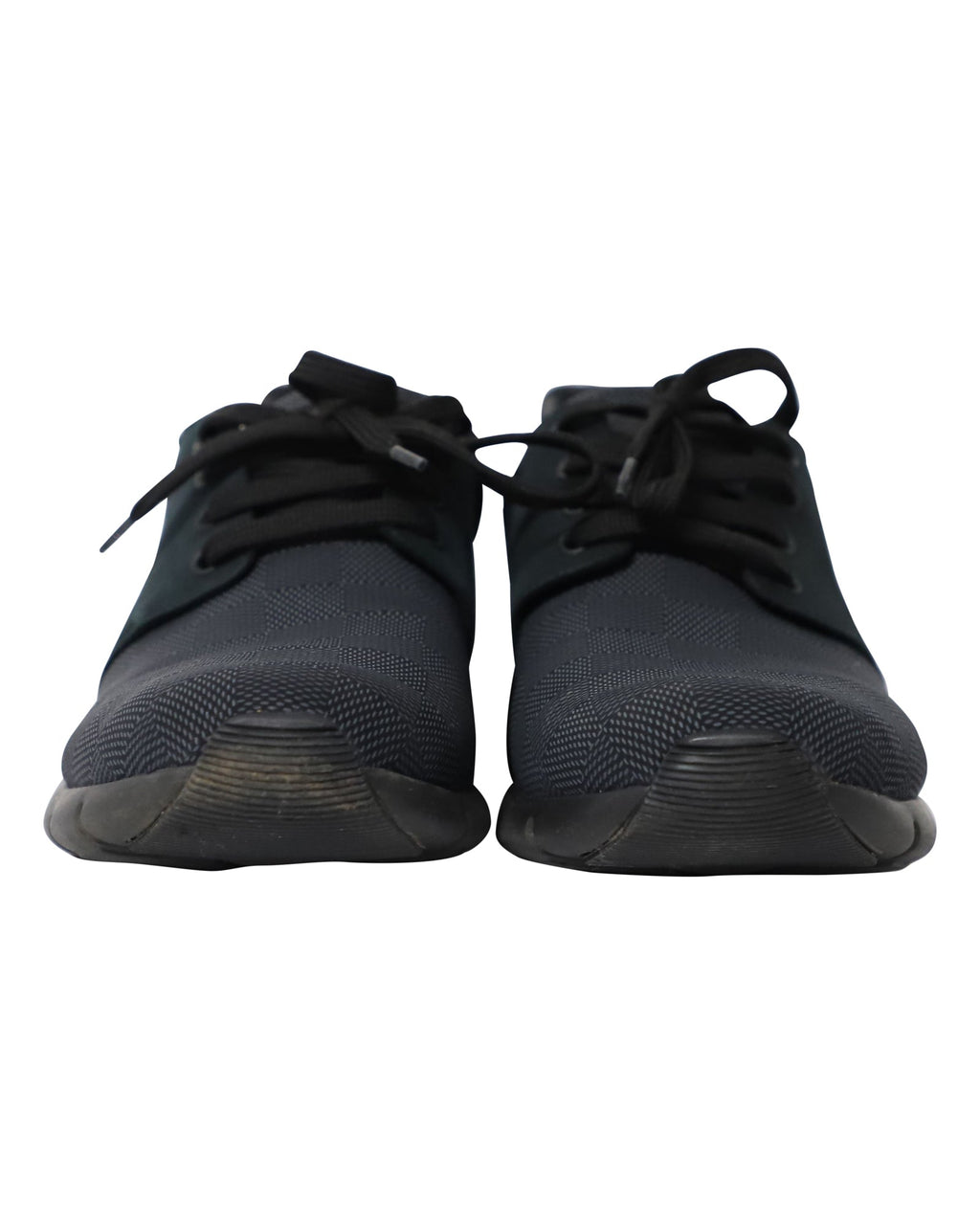 Louis Vuitton Fastlane Sneakers in Black Nylon and Leather