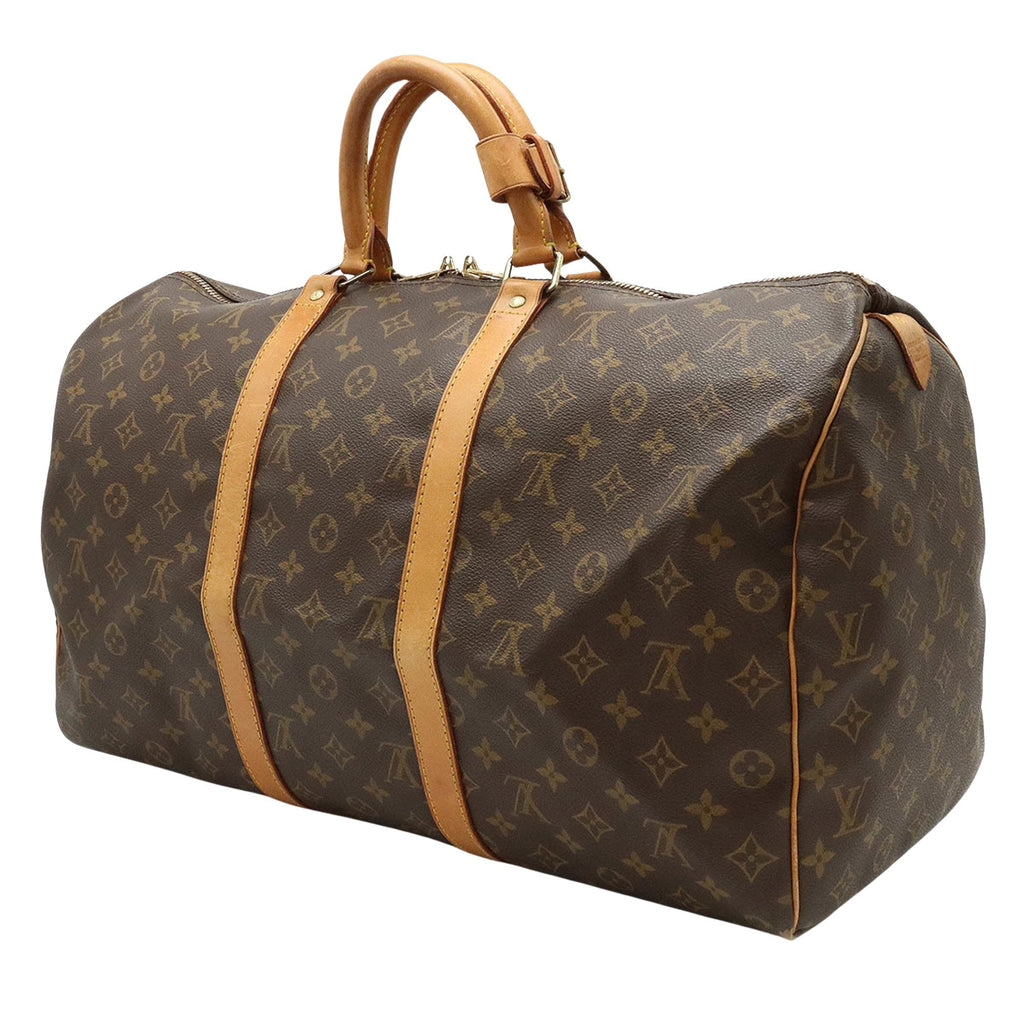 Louis Vuitton Keepall 50  Canvas Travel Bag ()