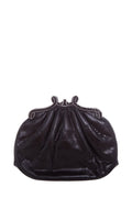Judith Leiber Vintage Black Snake & Crystal  Clutch