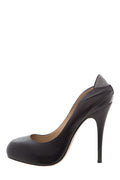 Valentino Black Bow Crystal Heel Pumps SZ 40