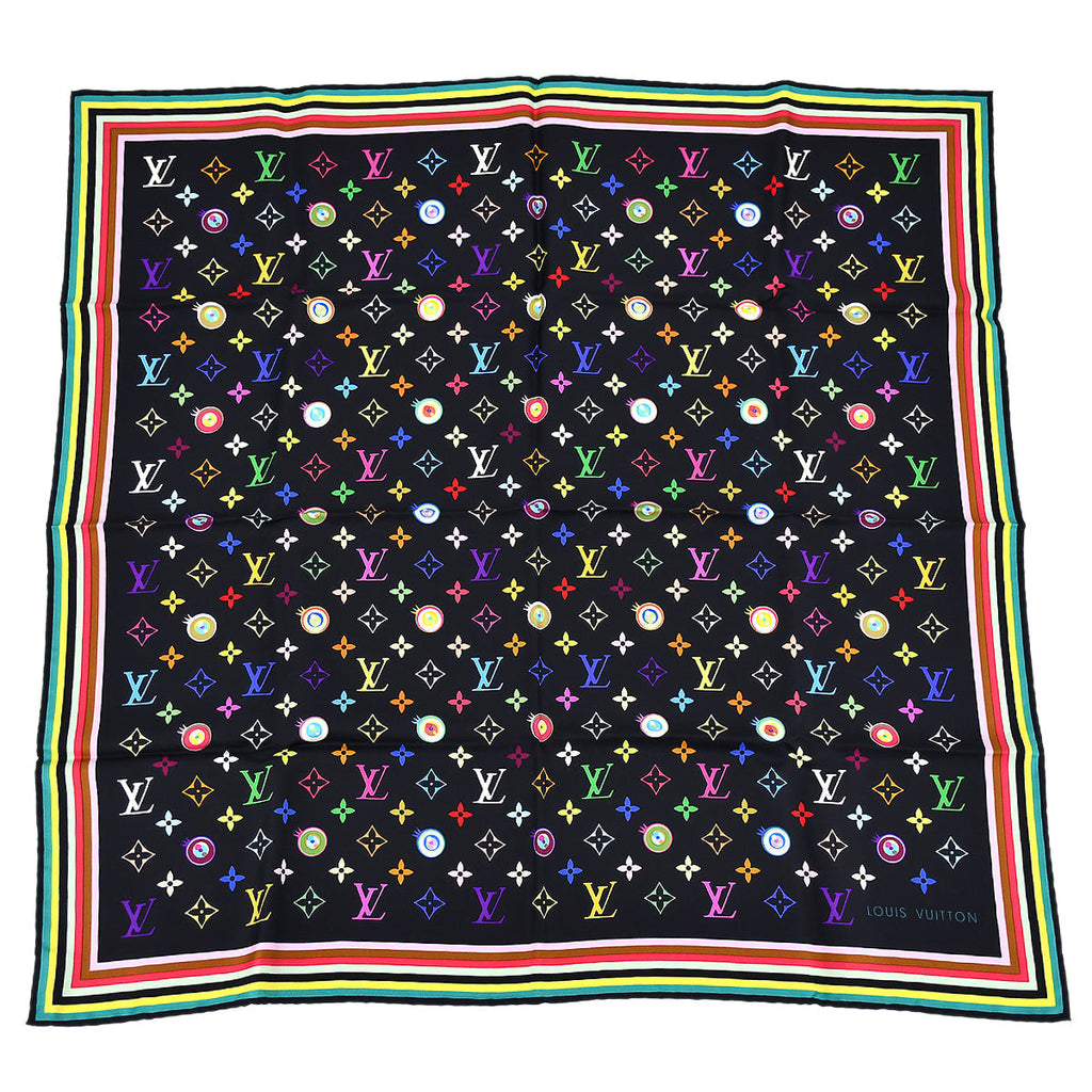 Louis Vuitton 2000s Eye Love Monogram Scarf 70 M71916