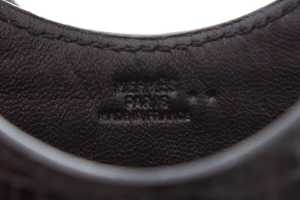 HermÃƒÆ’Ã‚Â¨s Black Crocodile Niloticus Onimaitou Crossbody