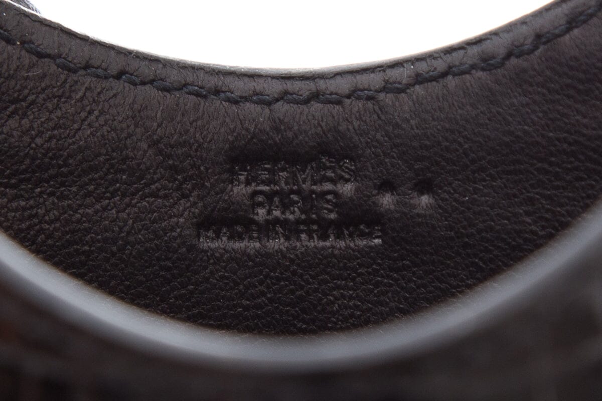 HermÃƒÆ’Ã‚Â¨s Black Crocodile Niloticus Onimaitou Crossbody