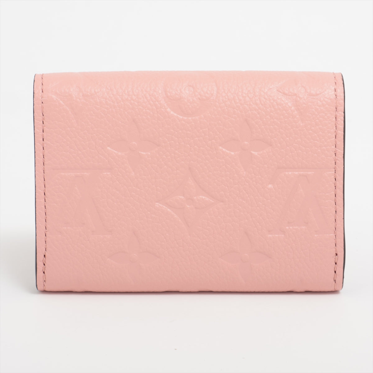 Louis Vuitton Monogram Emplant Porte Monerozari M81520 Rose Puddle Coin Case