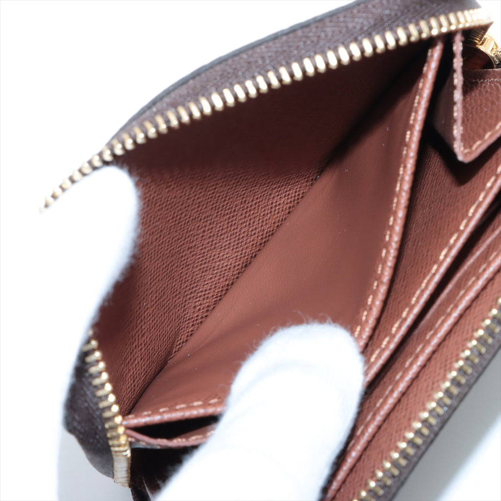 Louis Vuitton Monogram Zippy Coin Pass M60067 Brown Coin Case
