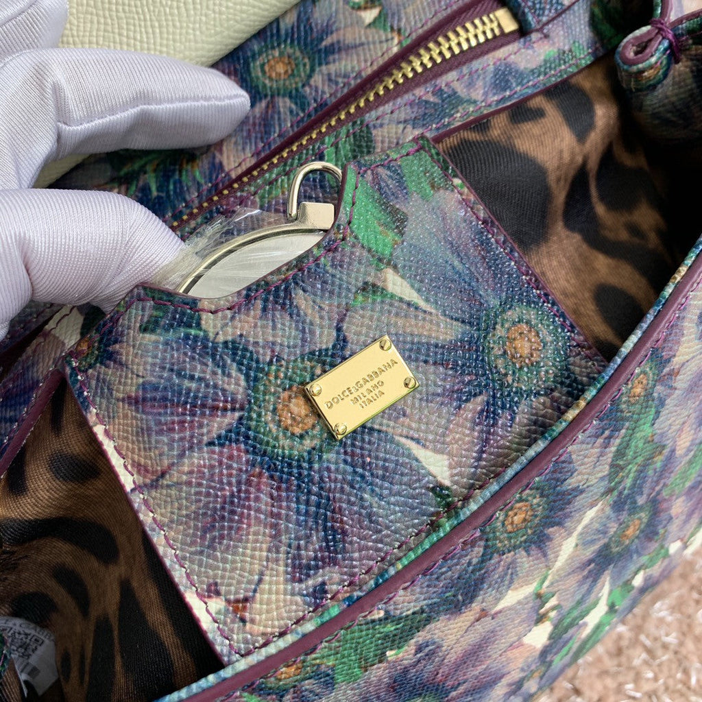 GLAMI MeGLAMIum Sicily Handbag Unique Print Motifs Muticolour For Women 10.2in/26cm GLAMI