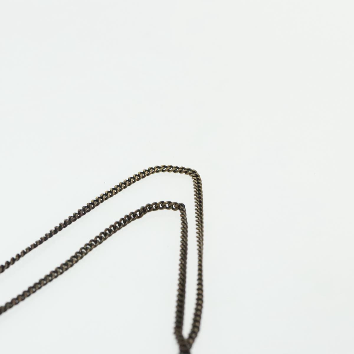 FENDI Chain Hand Bag Enamel Black 94130