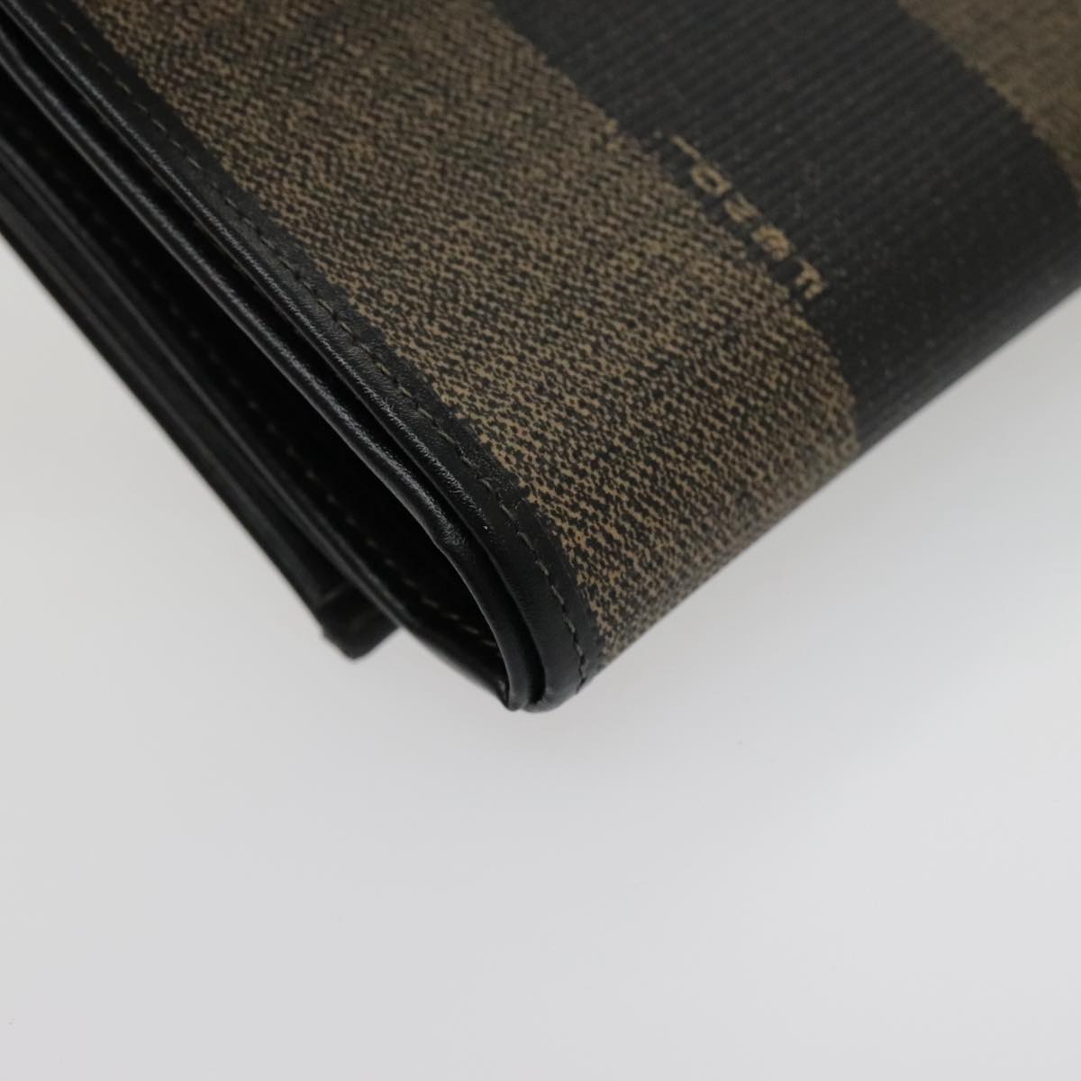FENDI Pecan Canvas Wallet Black Brown Black Brown 94161