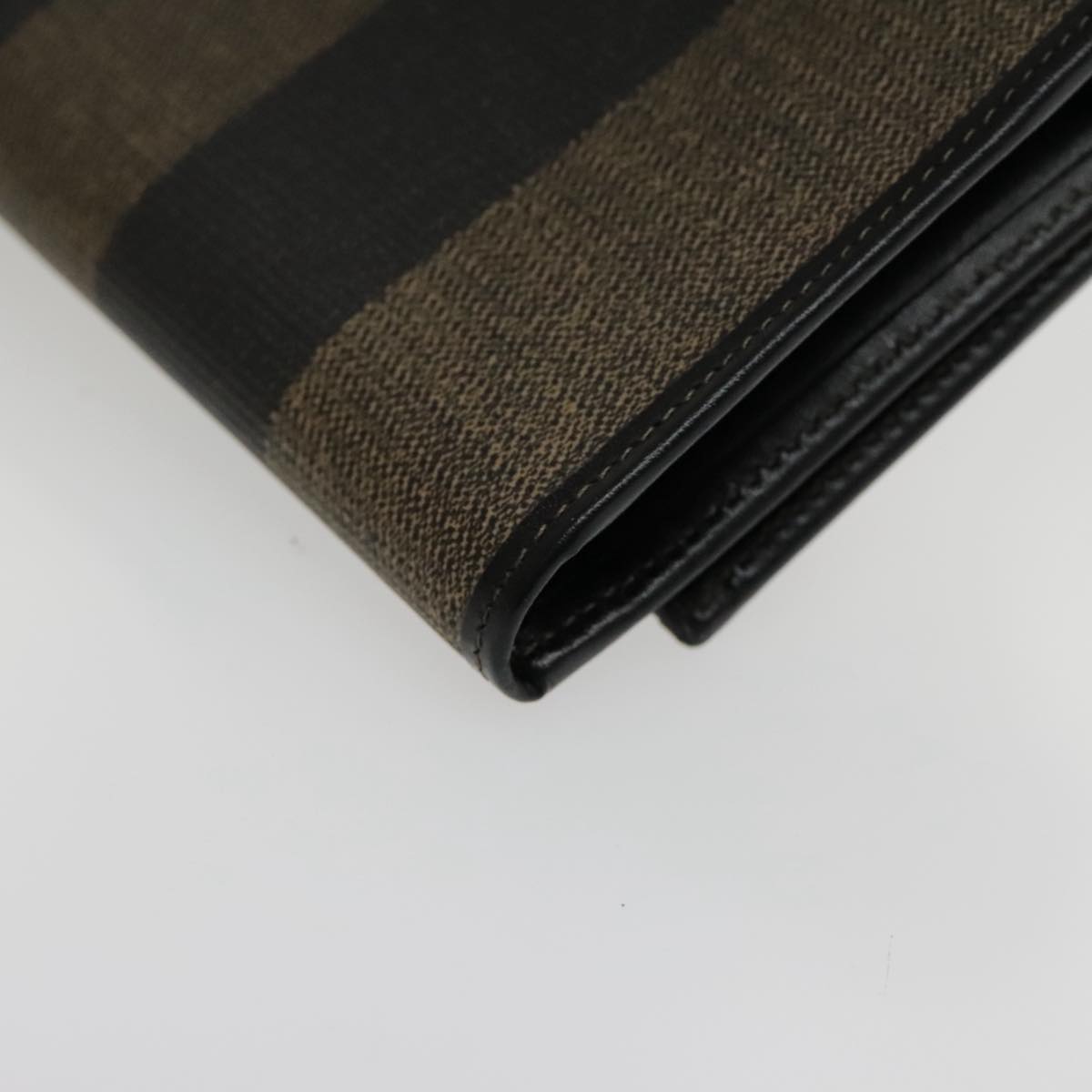 FENDI Pecan Canvas Wallet Black Brown Black Brown 94161