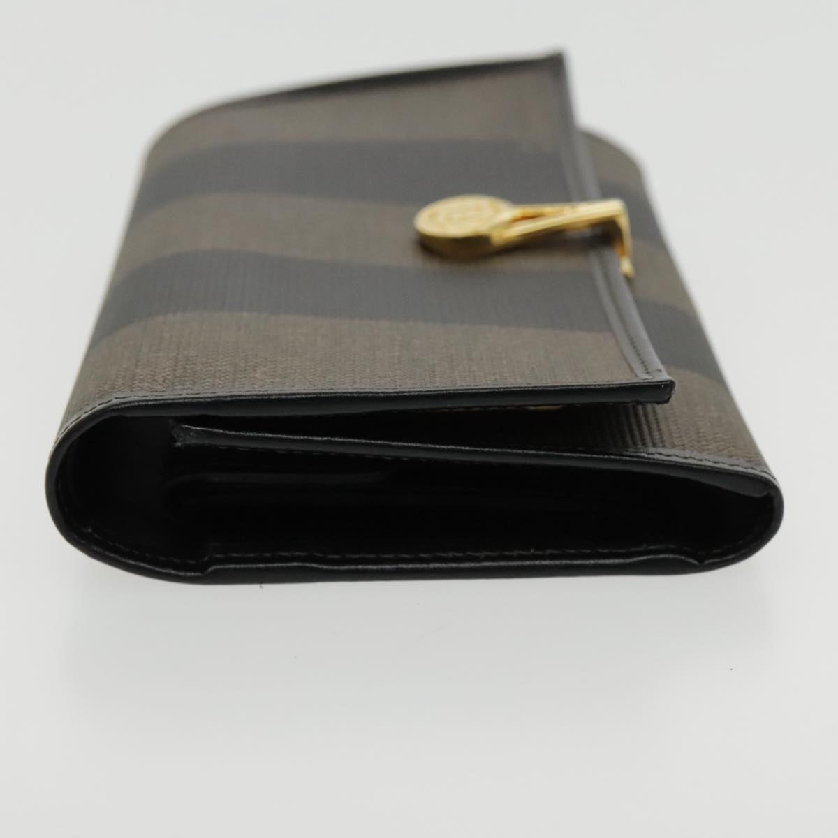 FENDI Pecan Canvas Wallet Black Brown Black Brown 94161